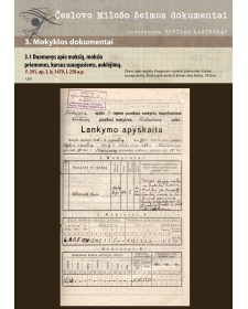 Duomenys apie mokslą, mokslo priemones, kursus suaugusiems, auklėjimą