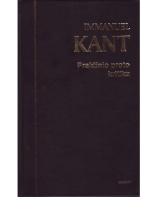 Praktinio proto kritika. Immanuel Kant