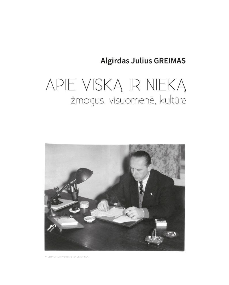 Apie viską ir nieką. Žmogus, visuomenė, kultūra