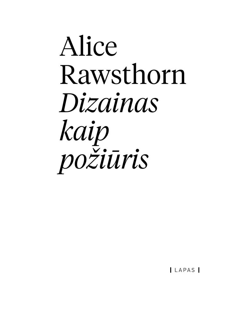 Dizainas kaip požiūris